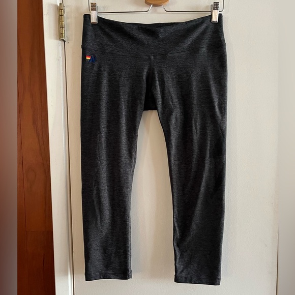 Aviator Nation Bolt Crop Leggings - Picture 2 of 7